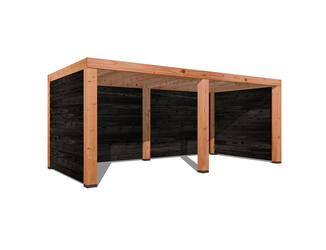 Douglas Overkapping Strak 3x6m. | Type 62